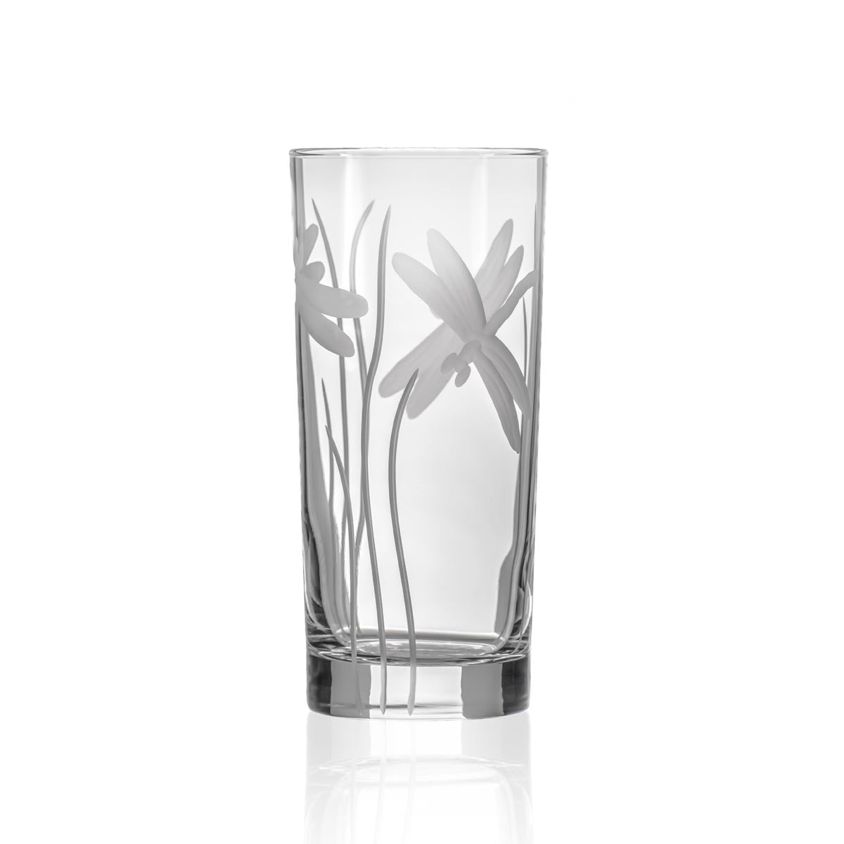 Dragonfly 15oz Insulated Highball Glasses - Set of 4 | Perfect for Cocktails, Iced Coffee & Outdoor Entertaining