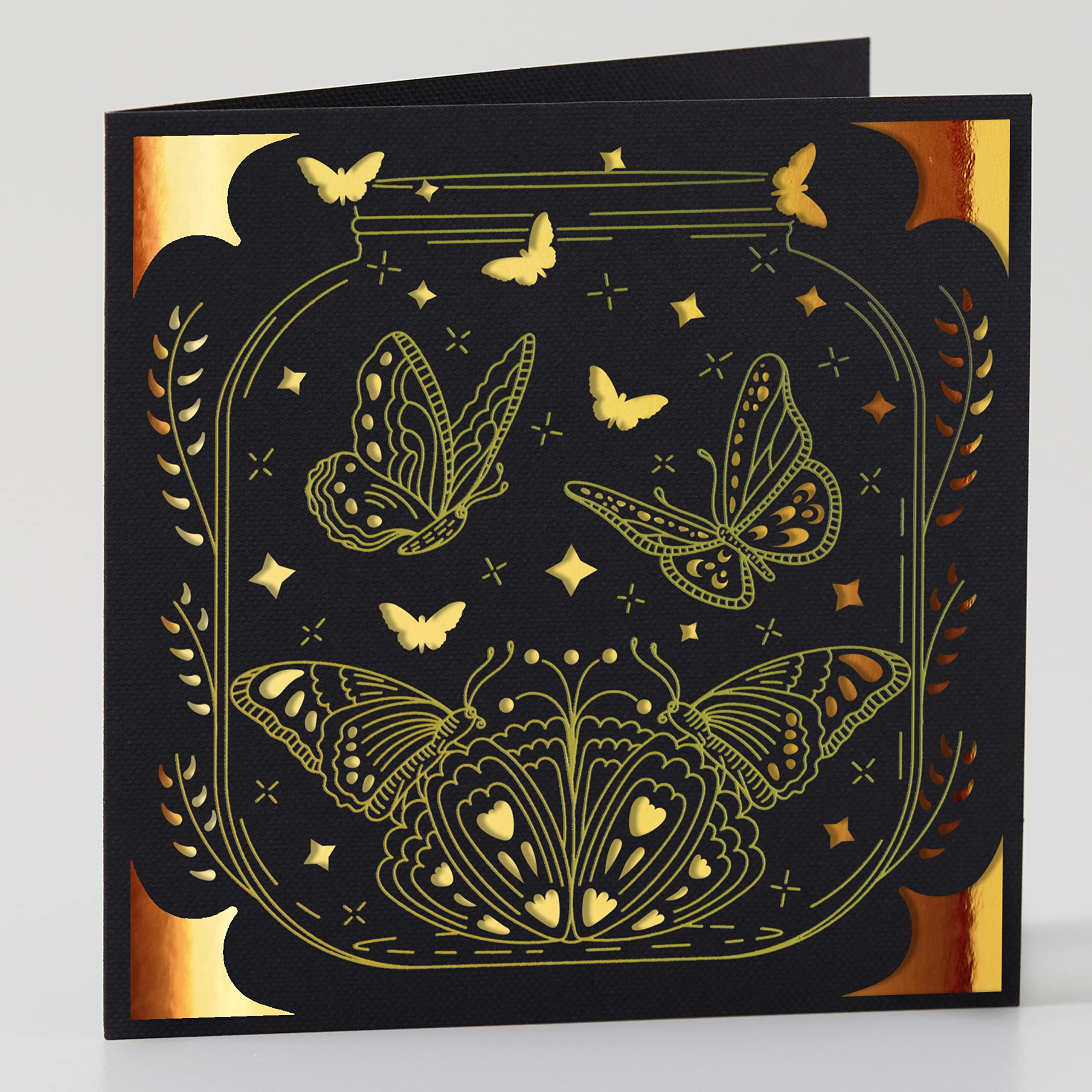 Cricut Foil Transfer Insert Cards R40 - Easy Release Foil for DIY Greeting Cards | Birthday, Thank You, Celebration Cards | Compatible with Cricut Joy, Maker & Explore Machines | 12-Pack Sampler for Crafting & Scrapbooking