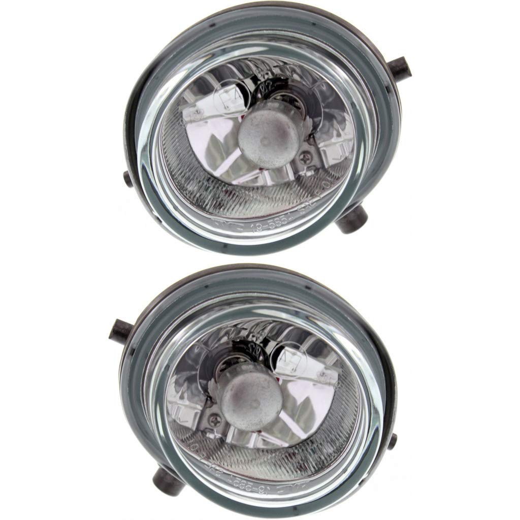 CarLights360: 2014-2015 Mazda 3 Fog Light Assembly Pair - DOT Certified with Bulbs (Driver & Passenger Side) | Replaces MA2592125 MA2593125 | Perfect for Night Driving & Bad Weather Visibility