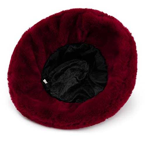 Stylish Furry Bucket Hat for Women & Men - Trendy Winter Fashion Accessory - Perfect for Outdoor Activities, Music Festivals & Streetwear