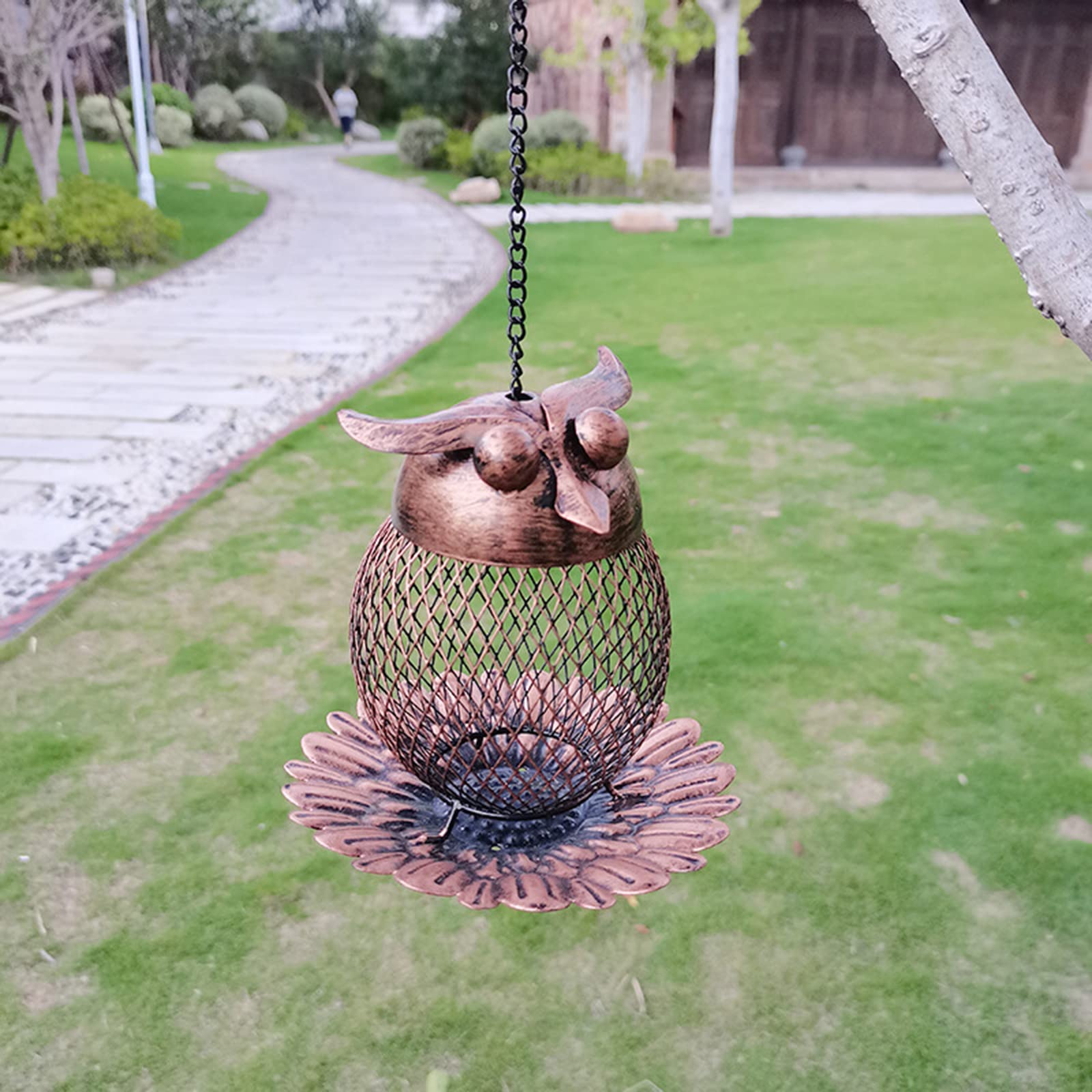 Durable Squirrel-Proof Metal Bird Feeder for Outdoor Garden & Yard - Hanging Bird Feeding Station for Wild Birds - Perfect for Backyard Bird Watching & Nature Lovers