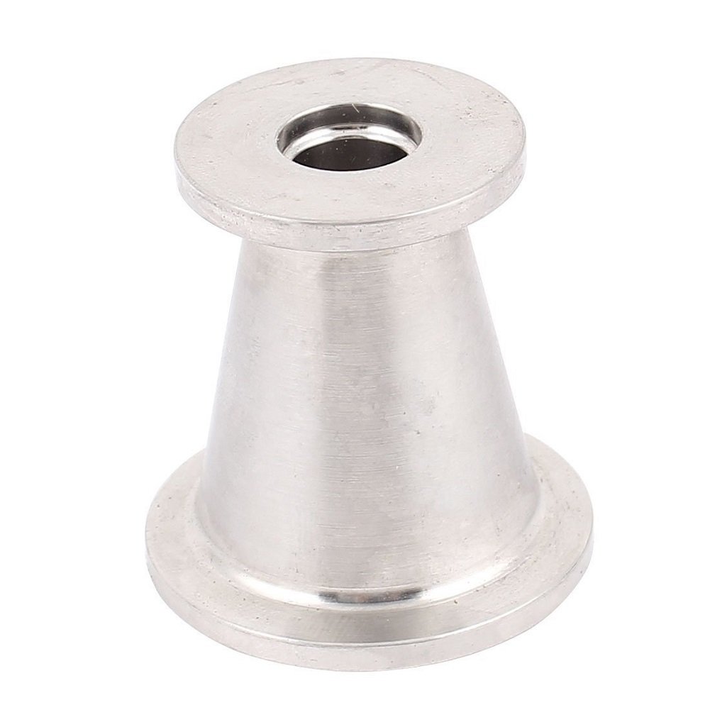 304 Stainless Steel Vacuum Conical Reducer Adapter - NW/KF-40 to NW/KF-25 Flange Fitting for Laboratory & Industrial Vacuum Systems