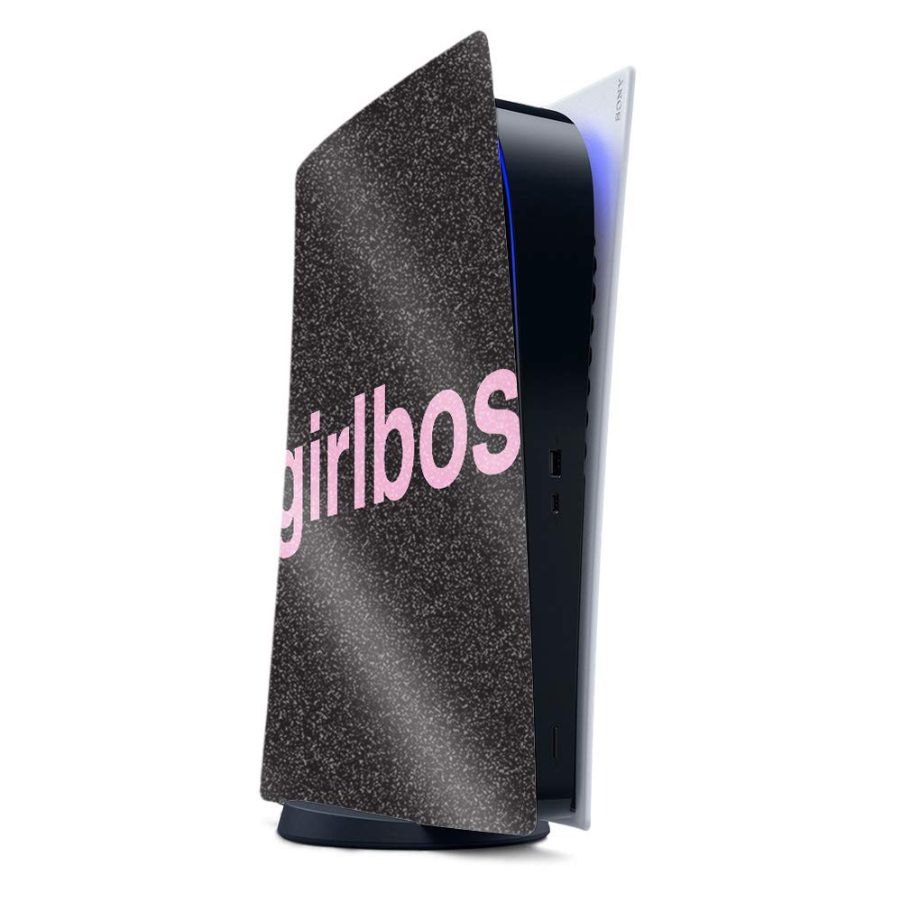 Glossy Glitter Skin for PS5 - Girl Boss | Protective & Durable | Gaming Decor
