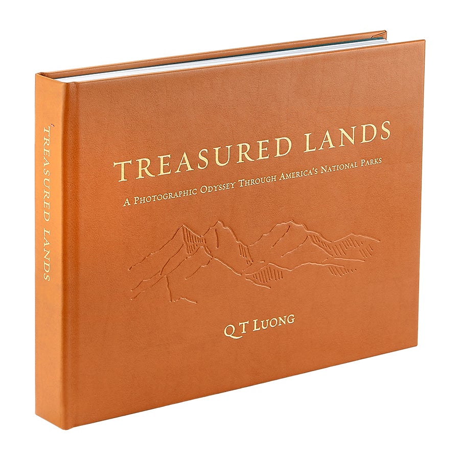 Treasured Lands Leather Bound Book - National Parks Travel Guide & Scenic Photography Collection | Perfect for Hiking, Camping & Outdoor Adventure Enthusiasts