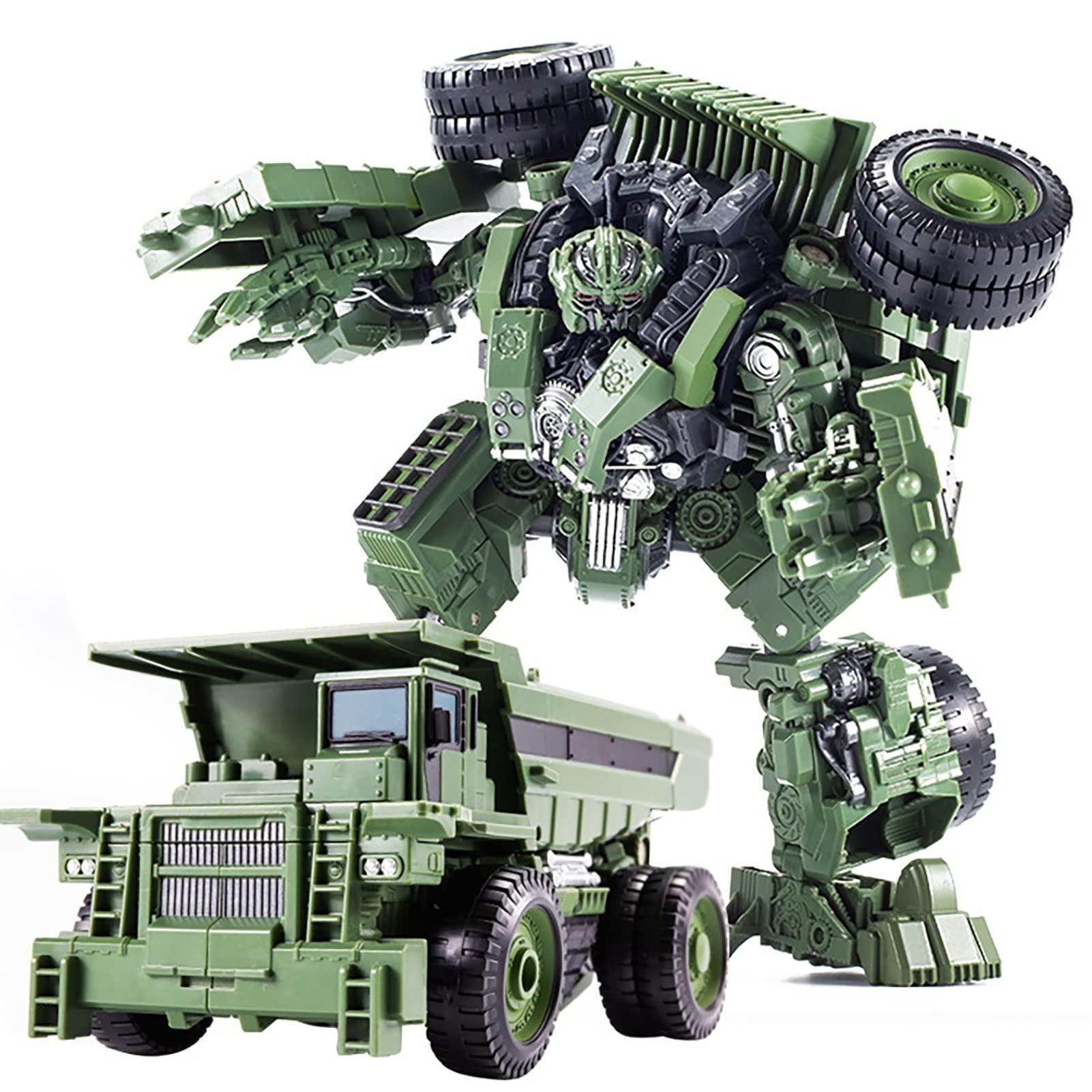 Transformers Devastator Voyager Class 6-Inch Action Figure Set - Scrapper, Overload, Hightower, Mixmaster, Scavenger, Scrapmetal, Skipjack & Long Haul | Collectible Robot Toys for Kids & Adults | Perfect for Display, Play & Gifts