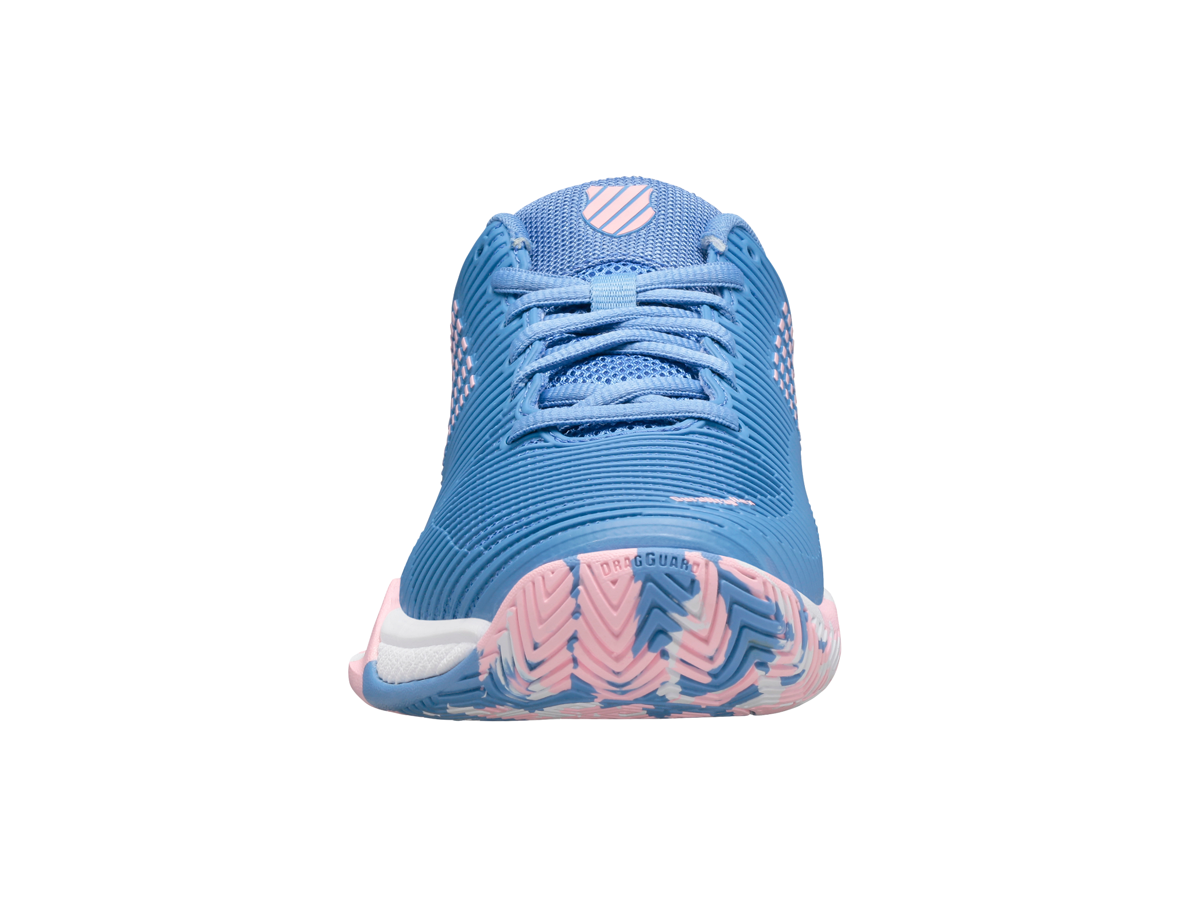 Hypercourt Express 2 Tennis Shoes for Women - Silver Lake Blue/White/Orchid Pink | Lightweight & Breathable Court Sneakers | Perfect for Tennis, Pickleball & Casual Wear