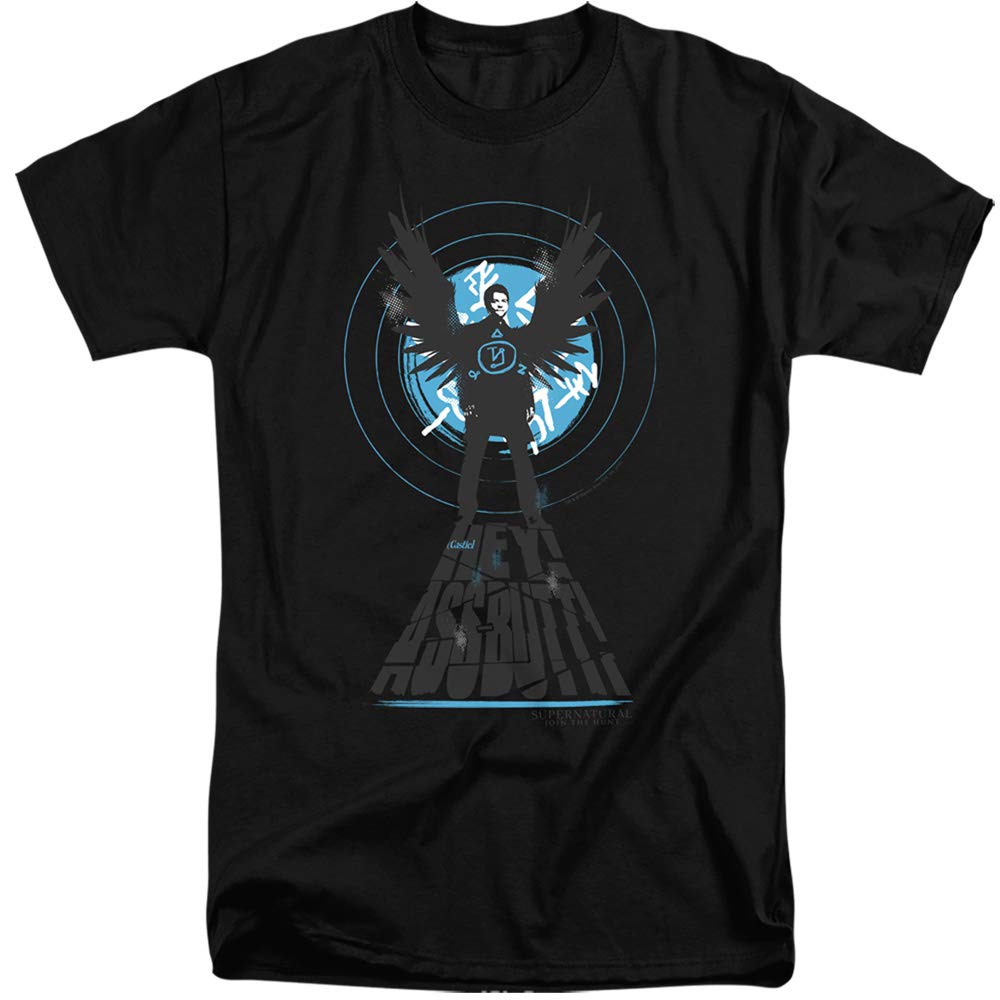 Supernatural Hey Assbutt Black Tall T-Shirt by A&E Designs | Men's Graphic Tee for TV Show Fans & Casual Wear