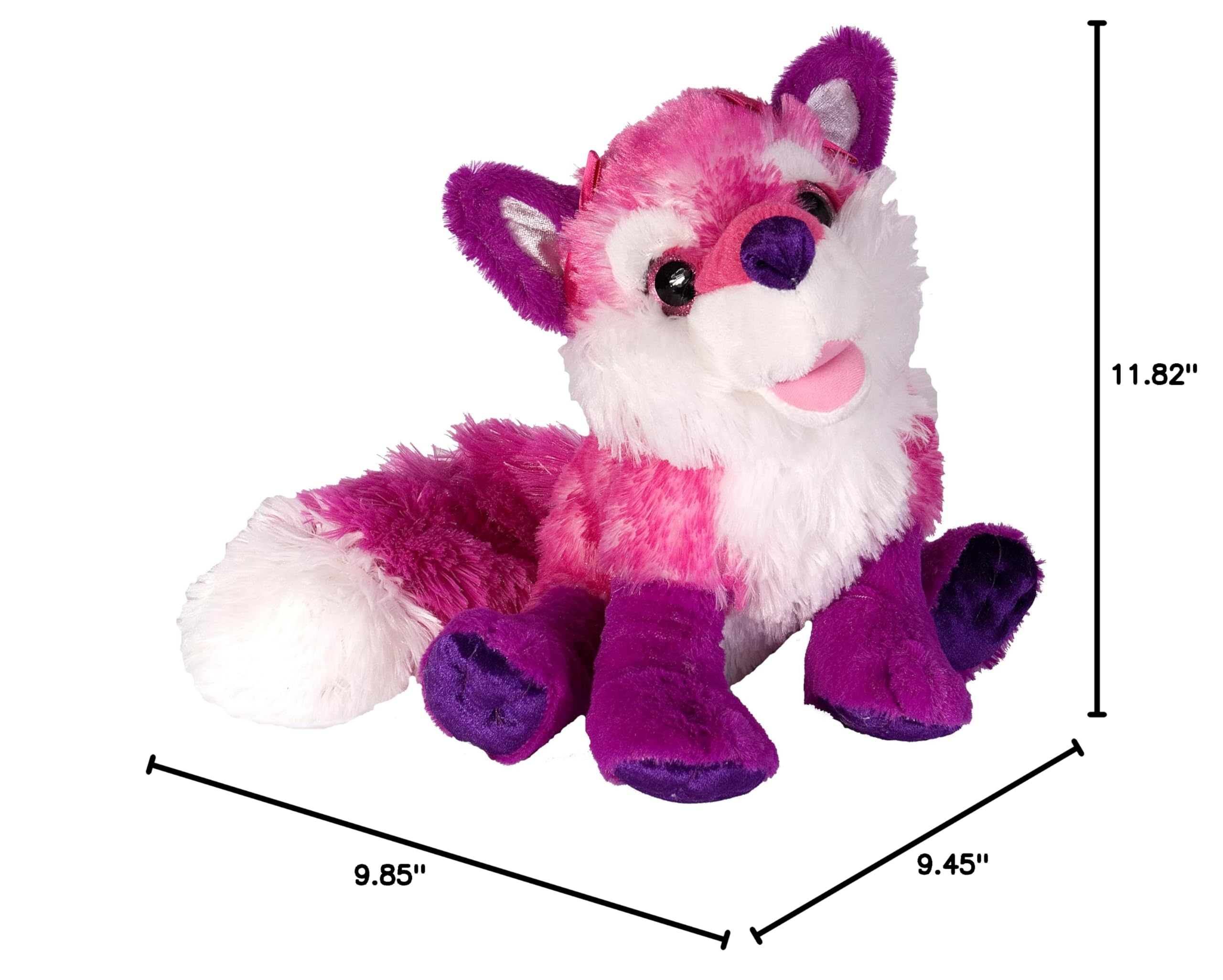 Wild Republic 12 Inch Fox Plush Stuffed Animal Toy - Soft & Cuddly Gift for Kids, Boys & Girls - Perfect for Birthday, Christmas & Nursery Decor