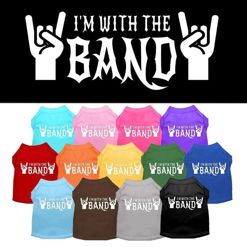 I'm With The Band Shirt - Vintage Rock Band Tee in 3 Colors | Perfect for Concerts, Music Festivals & Casual Wear