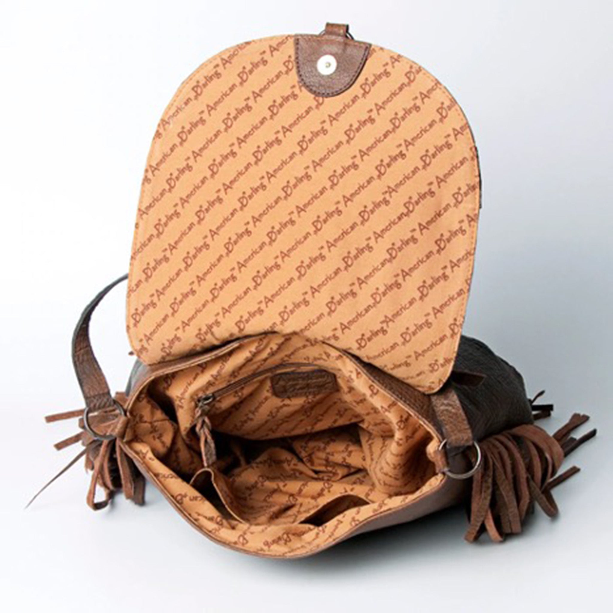 American Darling Conceal Carry Cheetah Fringe Bag - Stylish Crossbody Purse for Women with Hidden Pocket, Perfect for Travel, Shopping & Night Out