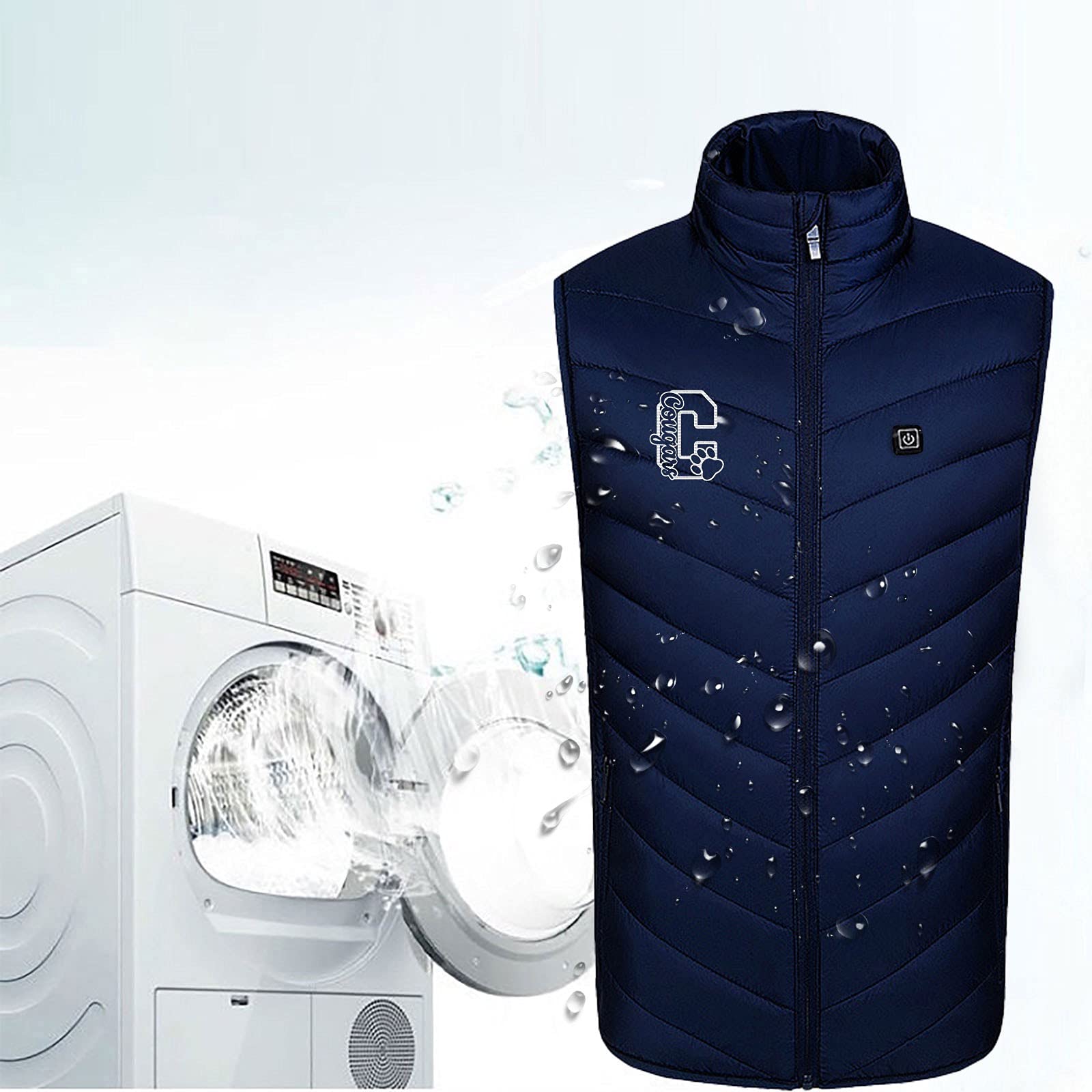 Women's Lightweight USB Heated Vest - Electric Heating Jacket for Outdoor Activities (Batteries Not Included) | Perfect for Winter Hiking, Camping & Cold Weather Commutes