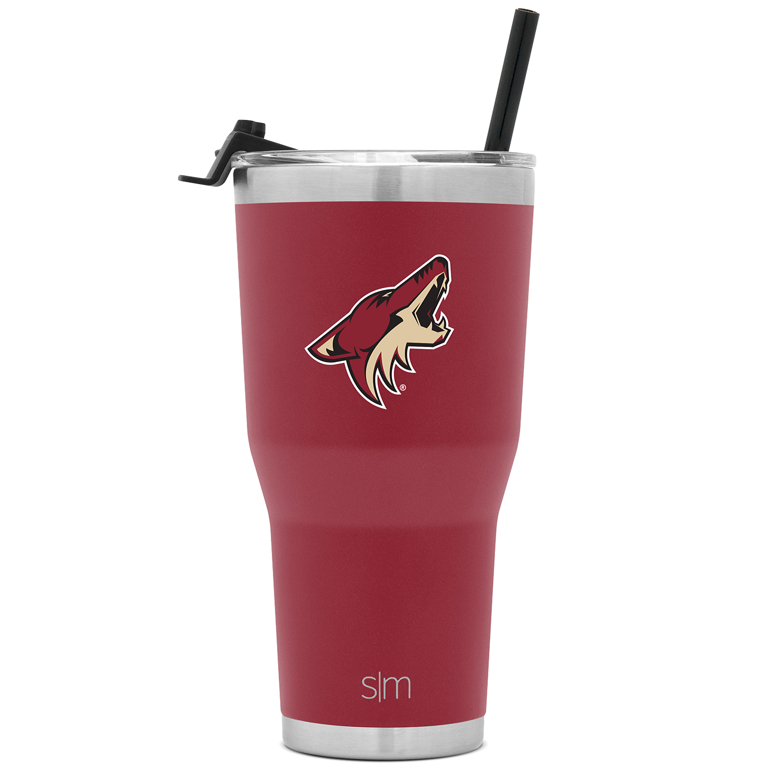 NHL® 30oz Insulated Tumbler with Flip Lid & Straw - Leakproof Stainless Steel Travel Mug for Hot & Cold Drinks - Perfect for Hockey Games, Office Commute & Outdoor Adventures