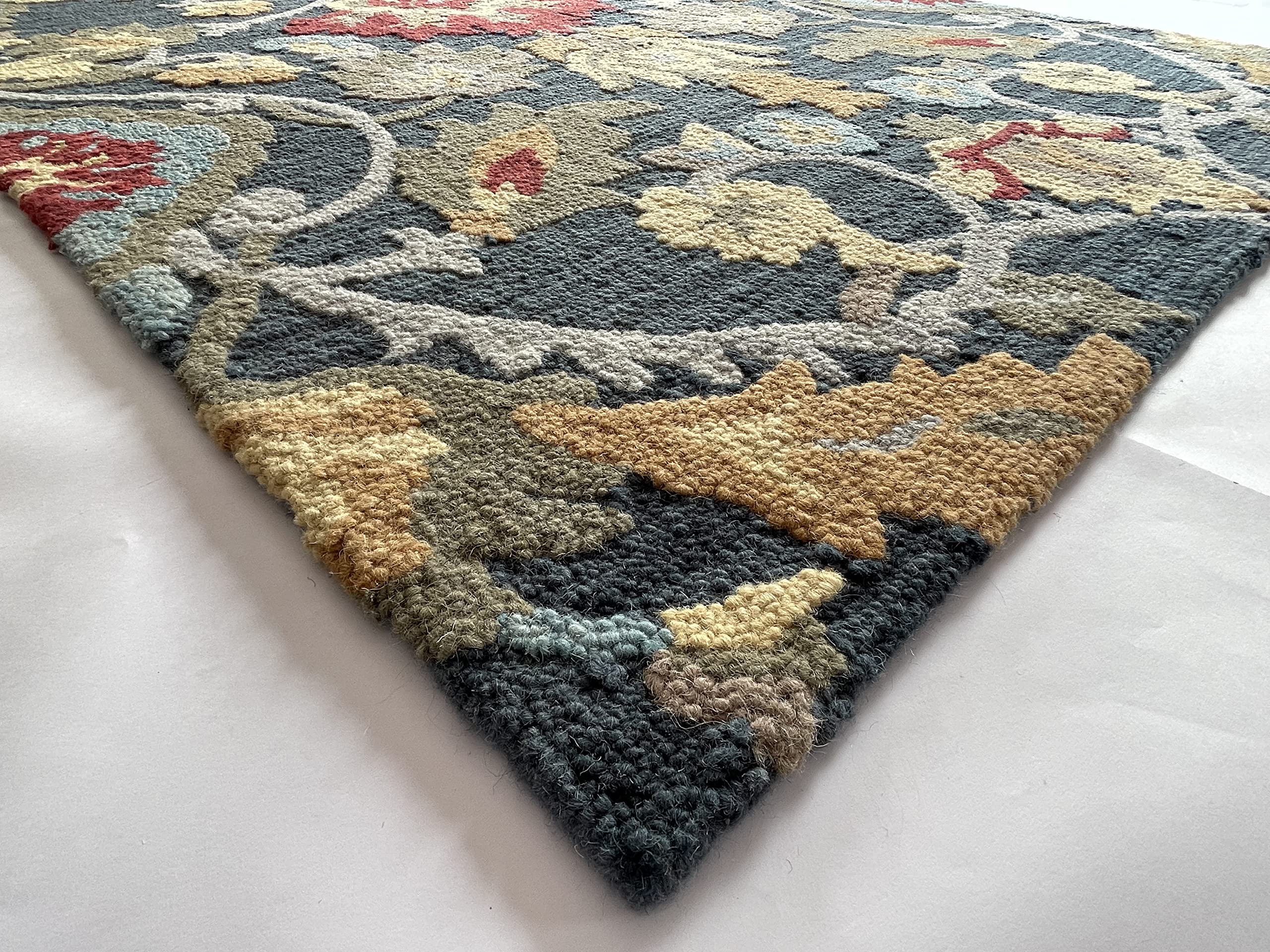 Hand Tufted Area Rug 9x12 - Soft & Durable for Living Room, Bedroom, Home Decor - Perfect for Cozy Spaces & Modern Interior Design