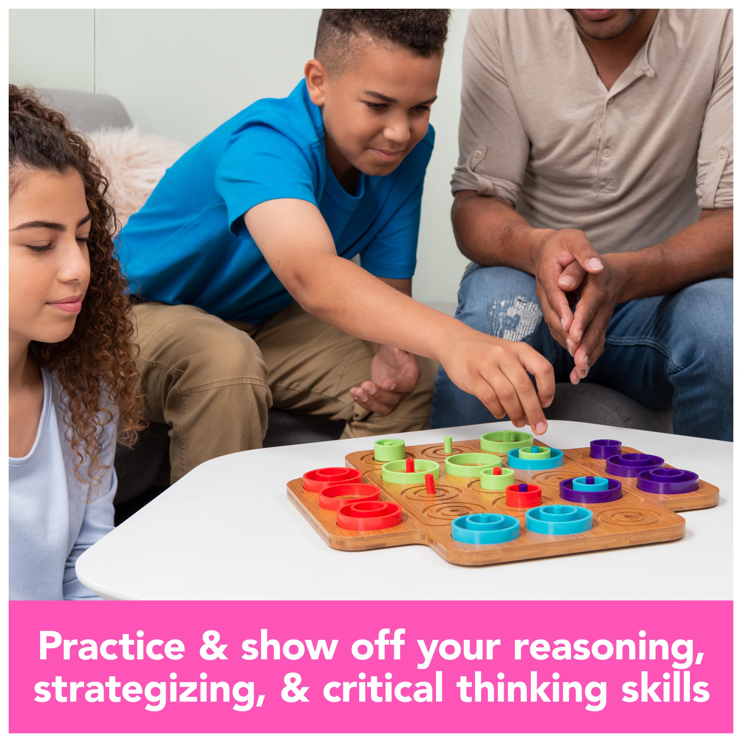 Otrio Strategy Board Game - Fun Family Game for Kids & Adults - Perfect for Game Nights, Parties & Indoor Activities