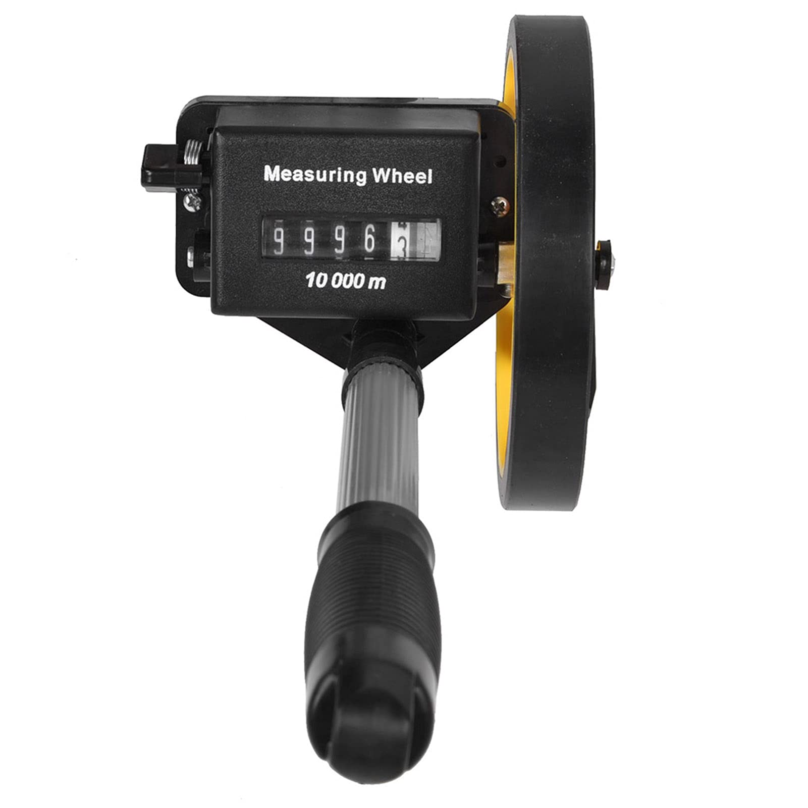 Heavy-Duty Telescopic Handle Measuring Wheel - Portable Distance Measuring Tool for Construction, Surveying & Landscaping (12