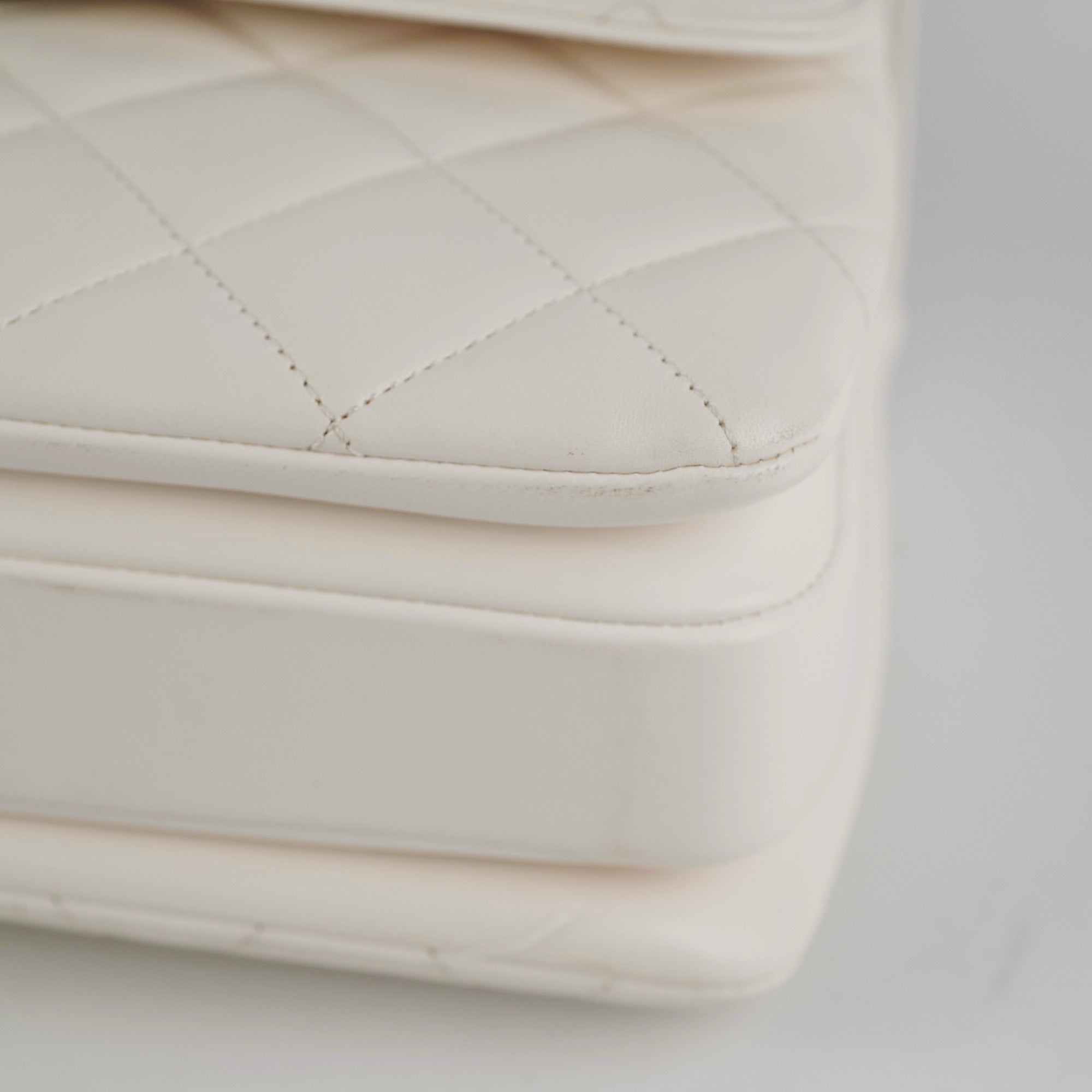 Chanel Quilted Small Trendy CC Dual Handle Flap Bag in White - Authentic Microchipped Luxury Handbag for Women | Perfect for Date Night, Parties & Special Occasions