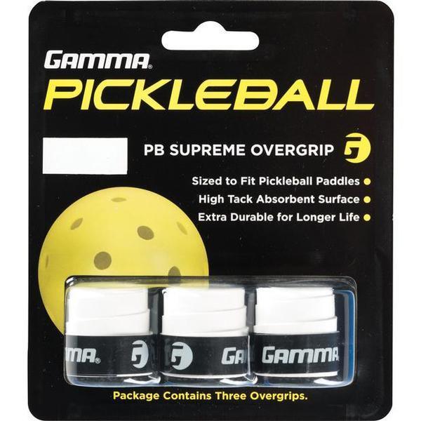 Gamma Supreme Overgrips for Pickleball - Premium Grip Tape for Enhanced Control & Comfort - Perfect for Tournaments, Training & Outdoor Play