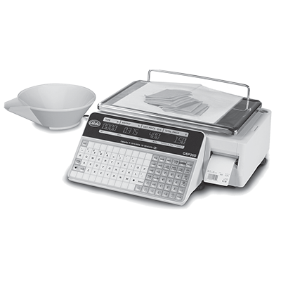 Globe GSP30B Digital Shipping Scale with Label Printer & LCD Display - Perfect for E-commerce, Shipping, and Postal Weighing