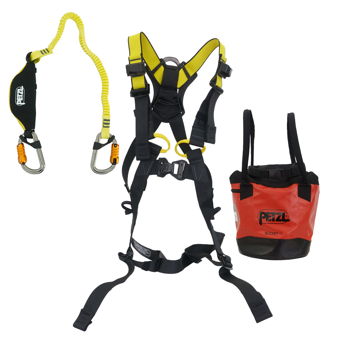 Petzl NEWTON MEWP Kit - Professional Fall Protection Safety Harness for Construction & Roofing Work | OSHA Compliant | Durable & Comfortable | Ideal for Window Cleaning, Tower Climbing & Industrial Maintenance