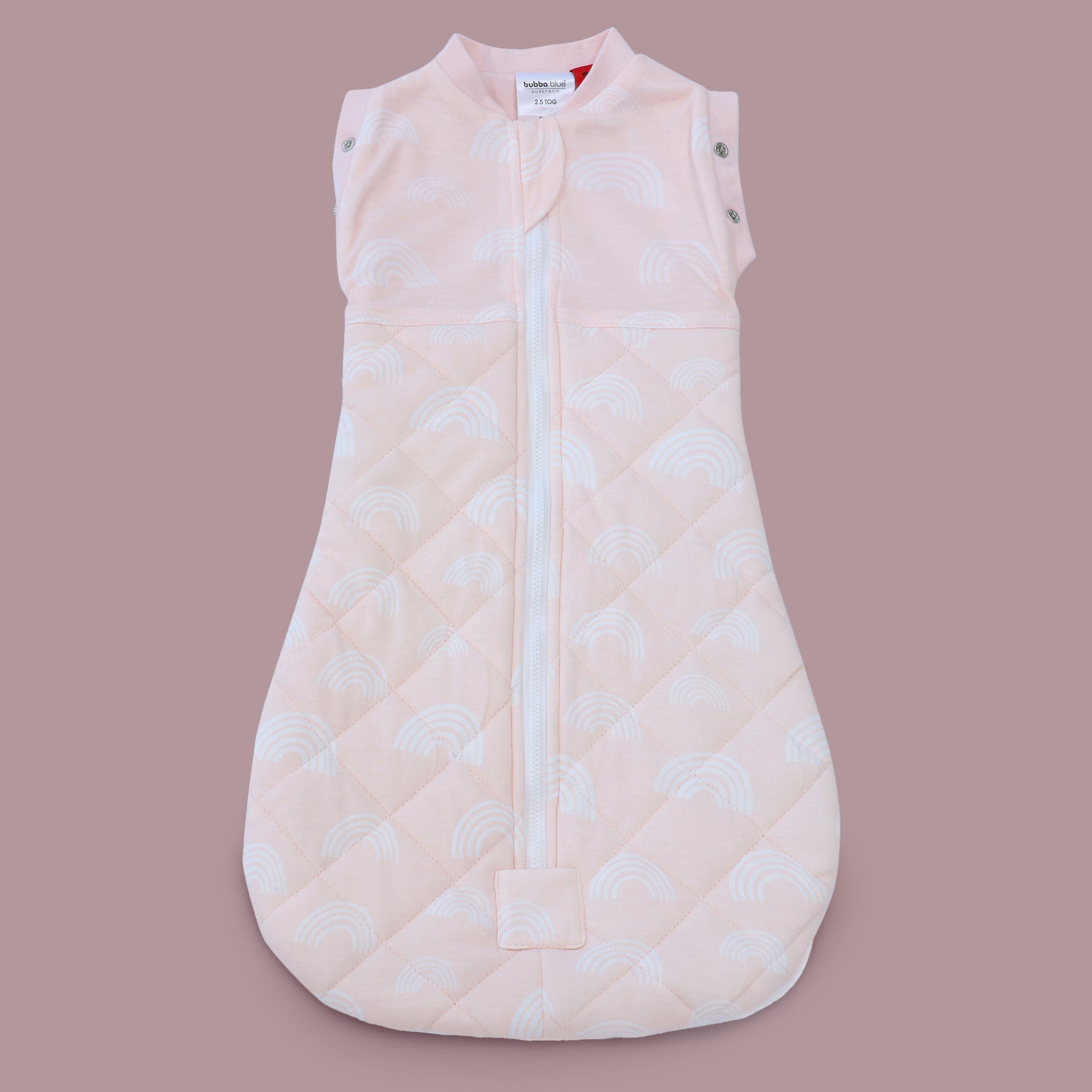 Nordic 2.5 TOG Swaddle Sleep Bag for Babies - Soft Rose Pink Sleeping Sack for Newborn to 24 Months - Perfect for Nursery, Daycare & Travel