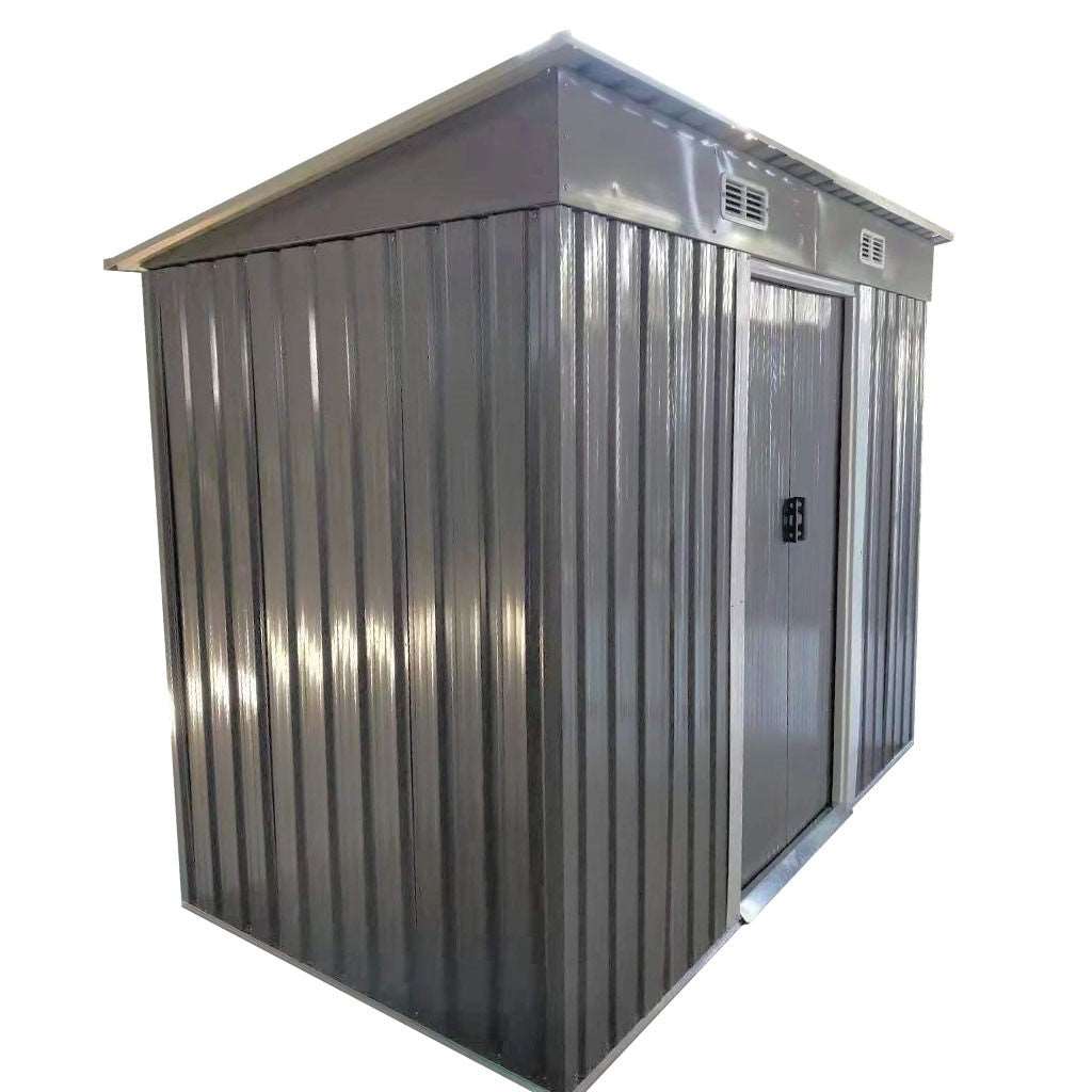 2.38x1.31x1.82M Heavy-Duty Garden Shed for Tool Storage | Weather-Resistant Outdoor Organizer BM668 | Perfect for Backyard, Garage & Workshop Organization