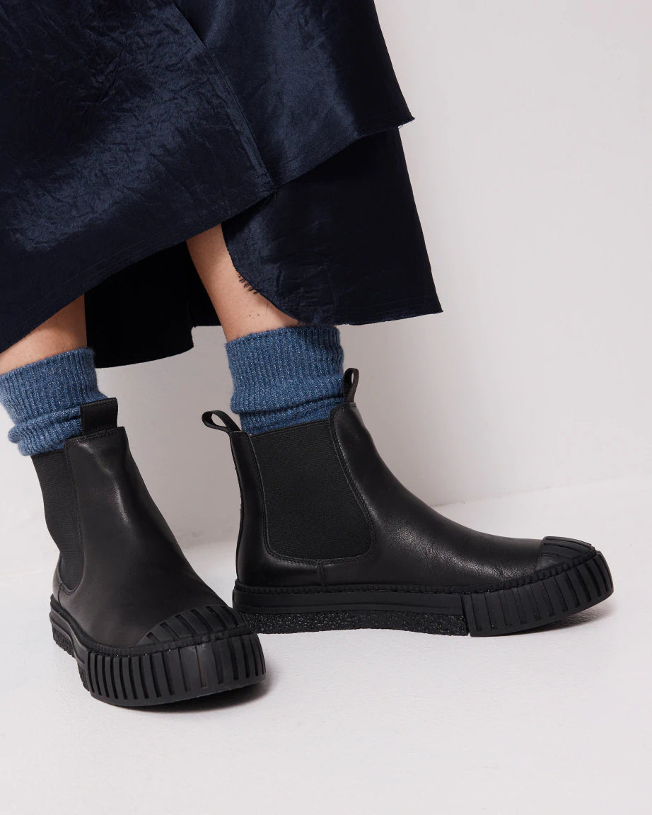 Barbar Chelsea Boots for Men & Women - Black Leather Ankle Boots - Stylish & Comfortable for Casual Outfits, Work & Outdoor Activities
