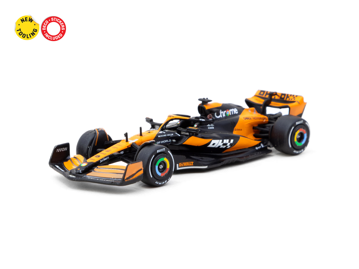Tarmac Works X iXO Models 1/64 Scale McLaren MCL60 2024 Livery Show Car - Diecast Model Toy for Collectors & Racing Fans - Perfect for Display, Gifts & Racing Enthusiasts