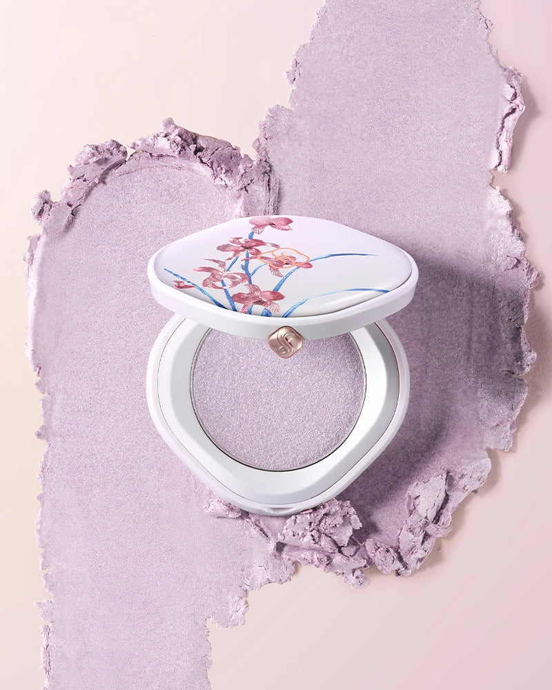 Gentle Waves Aqua Glow Highlighter - Ode to Embroidery Makeup Palette for Face & Body | Perfect for Bridal, Festival & Photoshoot Glow