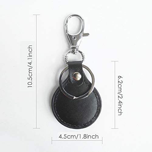 DIYthinker Vintage Poker Chip Photo Leather Metal Keychain - Personalized Car Keys Ring for Men & Women - Perfect Gift for Poker Lovers, Casino Enthusiasts & Gamers (Home, Office, Travel Use)