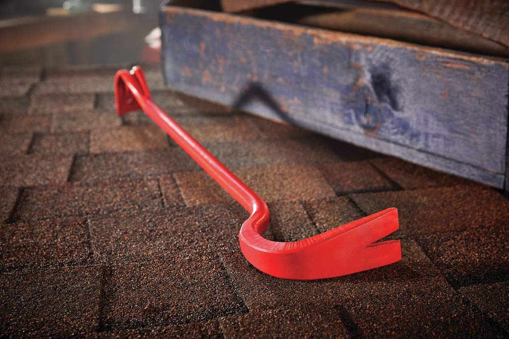 CRAFTSMAN 30-Inch Pry Bar - Heavy-Duty Spring Steel Wrecking Bar with Ergonomic Handle (CMHT82503) | Perfect for Demolition, Construction & Auto Repair