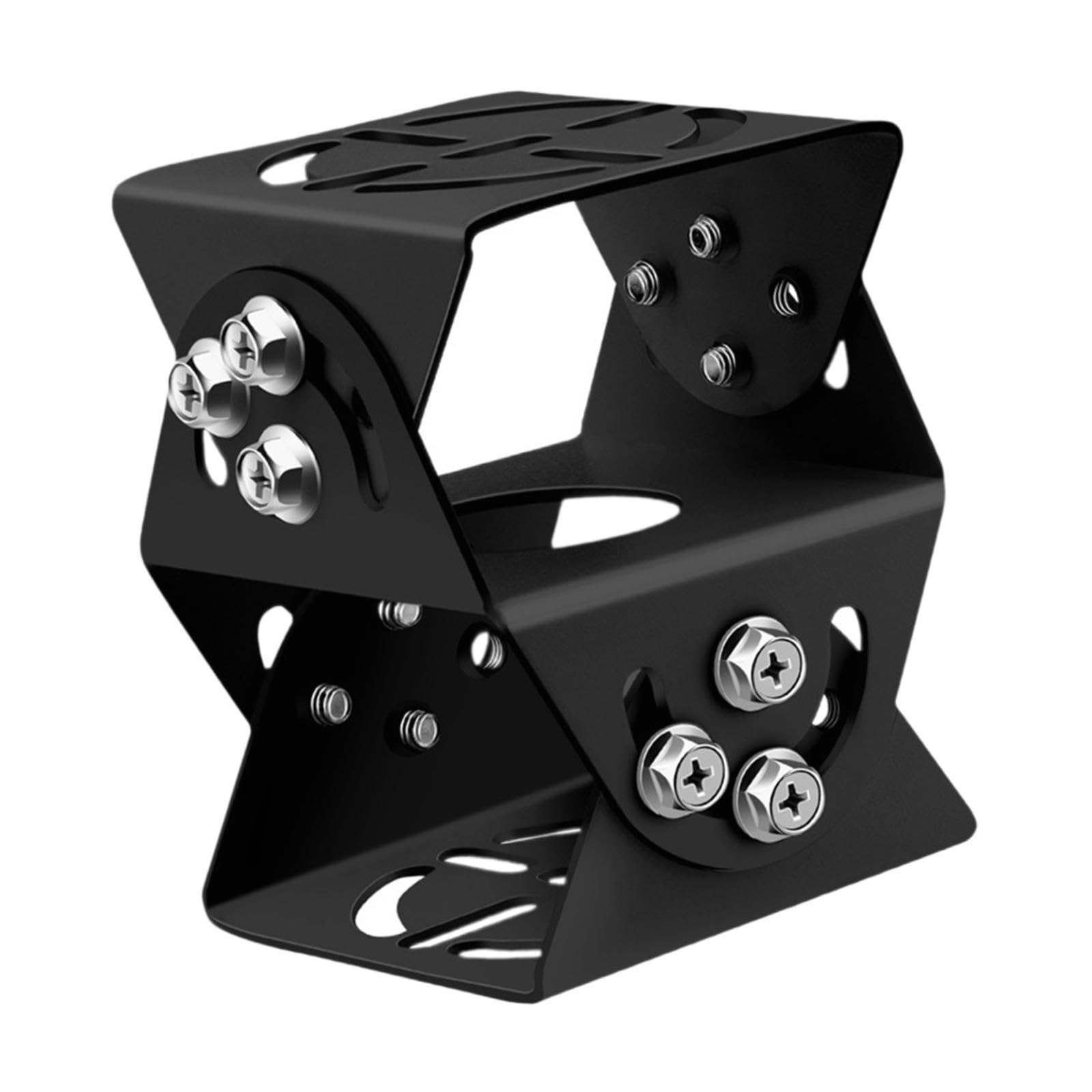 Sharplace Double Layer Security Camera Joint Mount - Heavy Duty Metal Bracket for CCTV Surveillance Cameras | Easy Installation for Hotels, Offices & Home Security Systems | Indoor/Outdoor Use with 360° Rotation