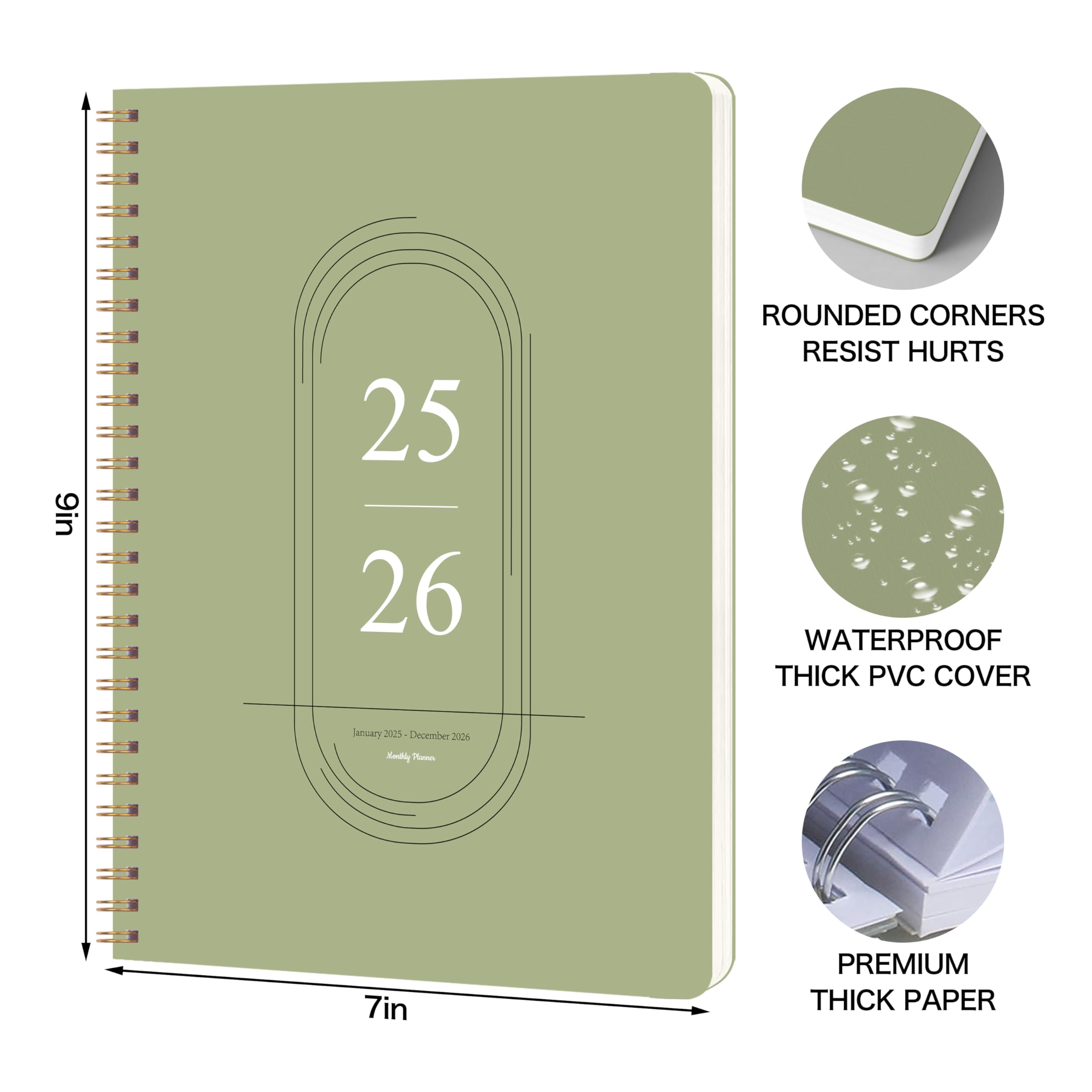 2025-2026 Monthly Planner with Goals & To-Do List - 7