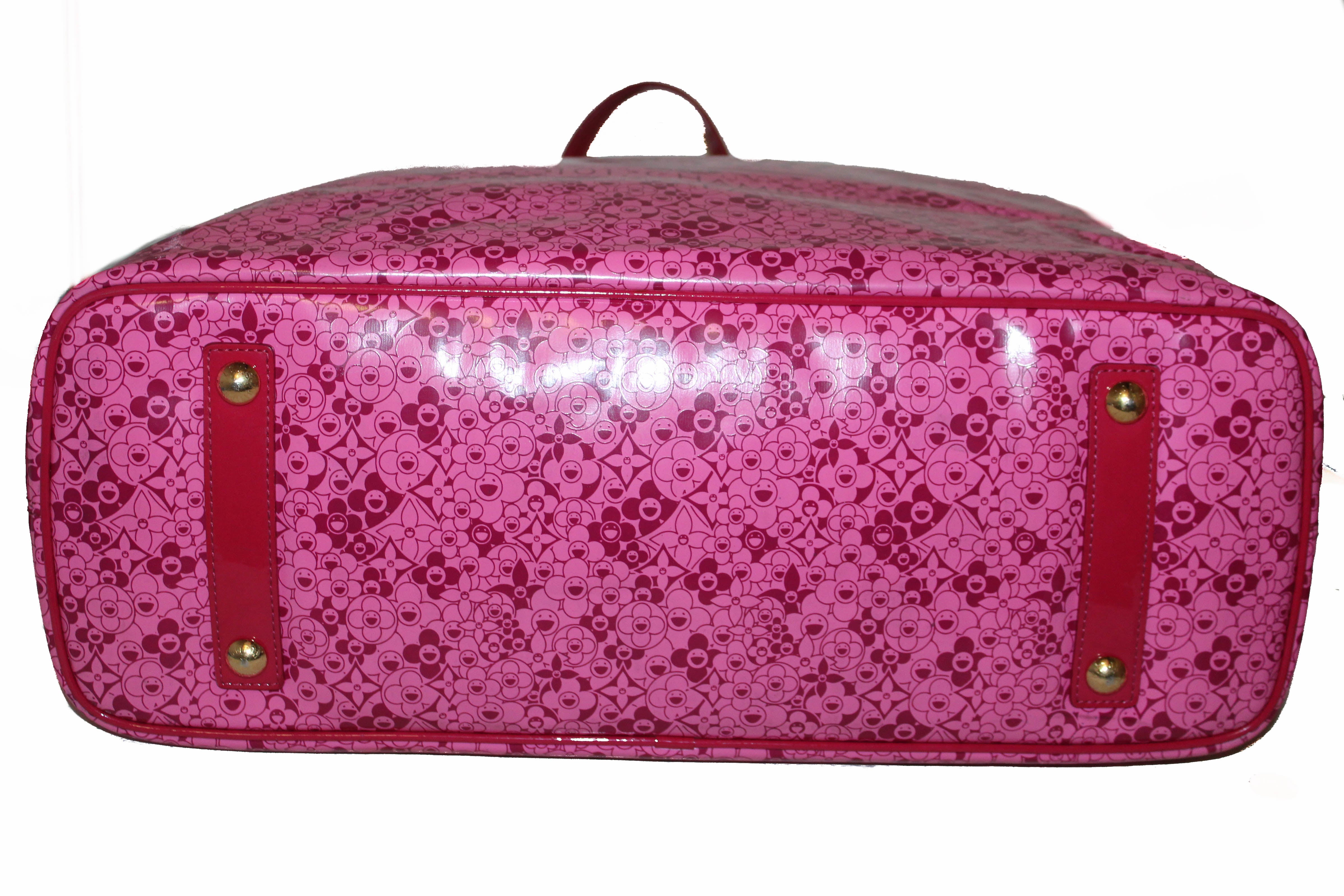 Authentic Louis Vuitton Limited Edition Pink Patent Leather Cosmic Blossom GM Tote Bag - Luxury Designer Handbag for Women, Perfect for Work, Travel & Special Occasions