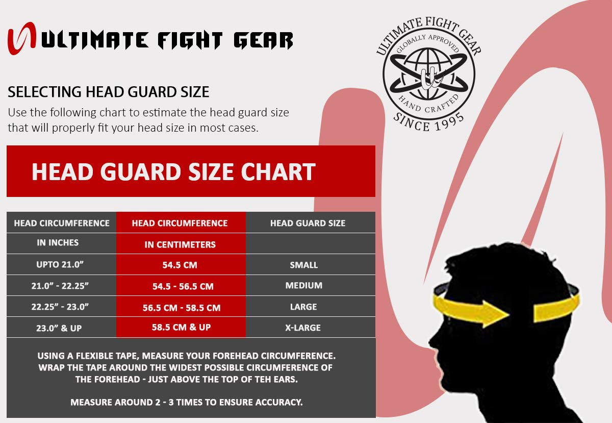 Ultimate Pro Training Head Gear Guard for Boxing MMA Muay Thai - Premium Protective Headgear for Combat Sports Training - Perfect for Sparring, Kickboxing & Martial Arts Practice