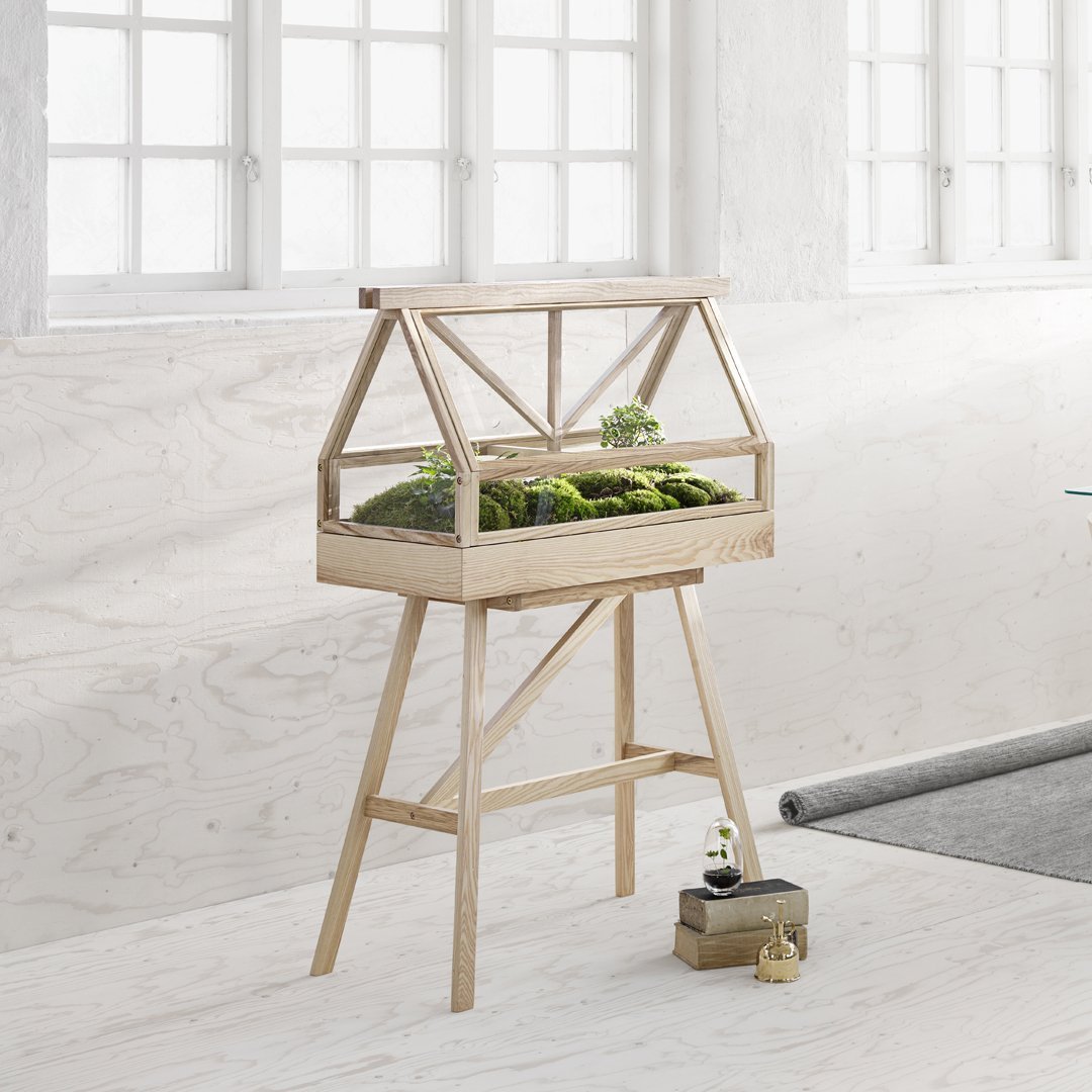Atelier Two Plus Greenhouse Decor - Modern Scandinavian Design for Home & Garden | Perfect for Indoor Plants, Living Room, and Patio Decor