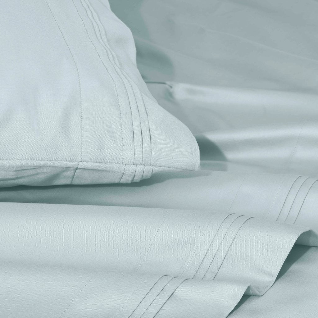 1000 Thread Count Egyptian Cotton Bed Sheet Set - Super Soft Luxury Sheets for Olympic Queen Size Bed - Perfect for Home, Hotel & Guest Room Comfort