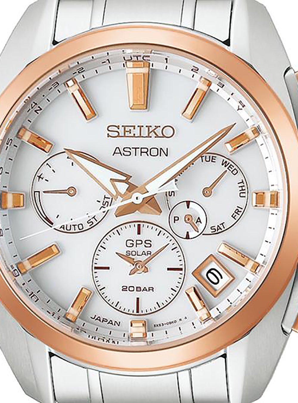 SEIKO Astron GPS Solar 5X SBXC104 Men's Watch - Japanese Made JDM - Luxury Solar-Powered GPS Timepiece for Travel, Business & Outdoor Adventures