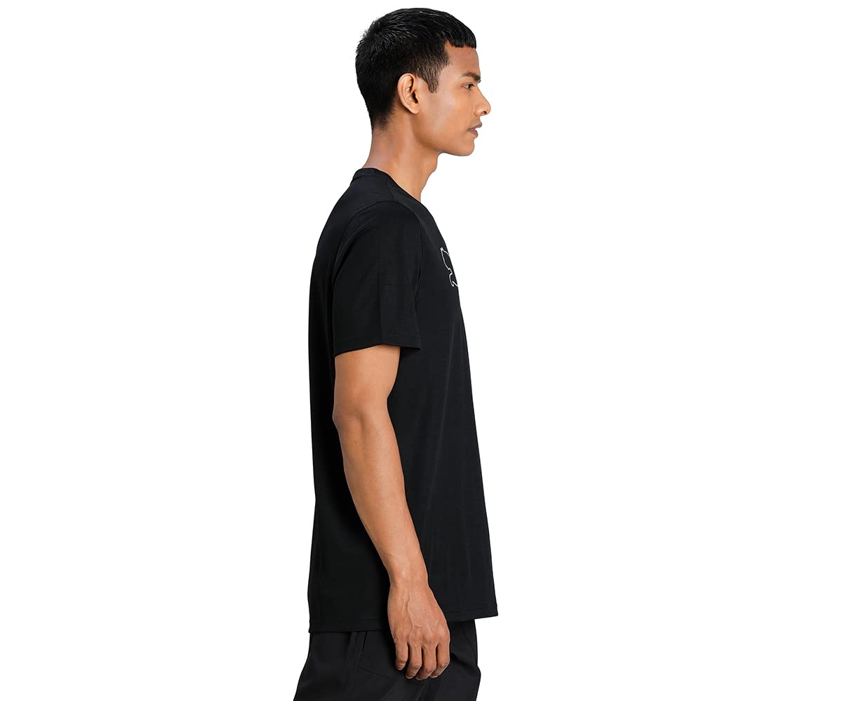 PUMA Performance Cat Tee for Men - Breathable Cotton Short Sleeve T-Shirt - Gym, Running & Casual Wear
