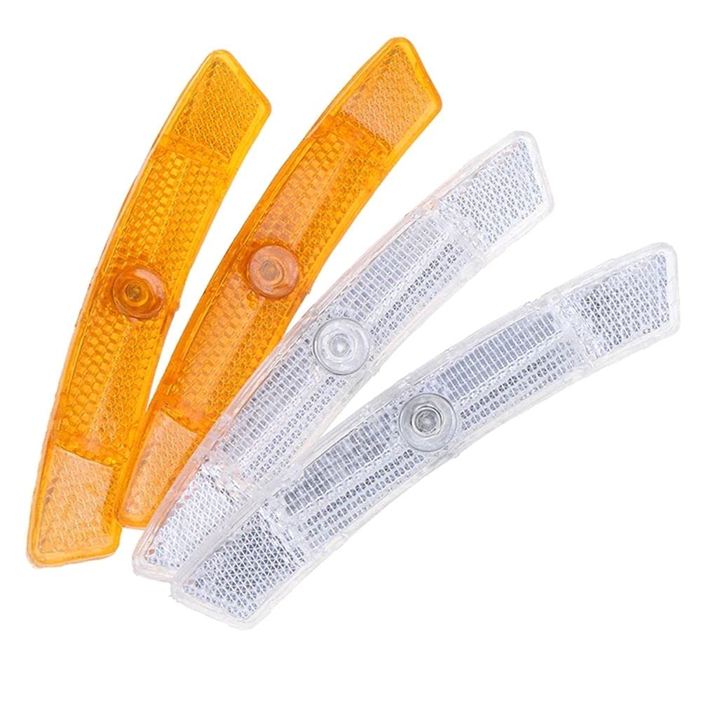 2 Pcs Bicycle Wheel Spoke Reflectors - LED Spoke Lights for Mountain & Road Bikes - Bike Safety Accessories for Night Riding & Cycling Decor - Perfect for Commuting, Night Cycling, and Bike Safety Awareness