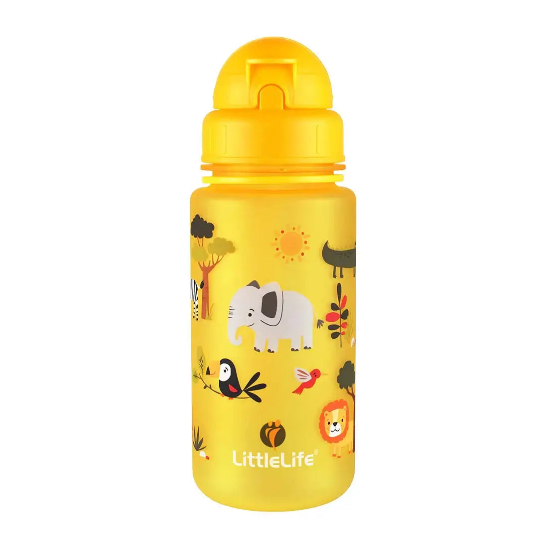 Littlelife Kids Plastic Water Bottle - BPA Free, Leak Proof, 12oz Reusable Water Bottle for Boys & Girls - Perfect for School, Sports & Outdoor Activities