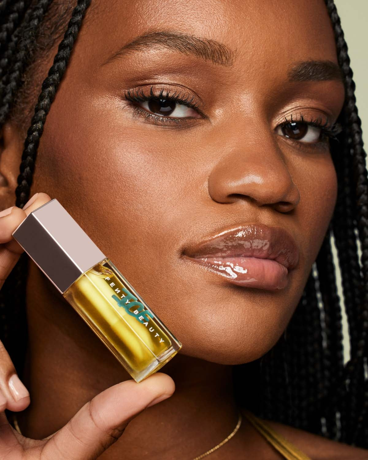 Gloss Bomb Ice Cooling Lip Luminizer - Iced Pineapple Flavor for Hydrated, Plump Lips | Perfect for Summer Makeup & Night Out Looks