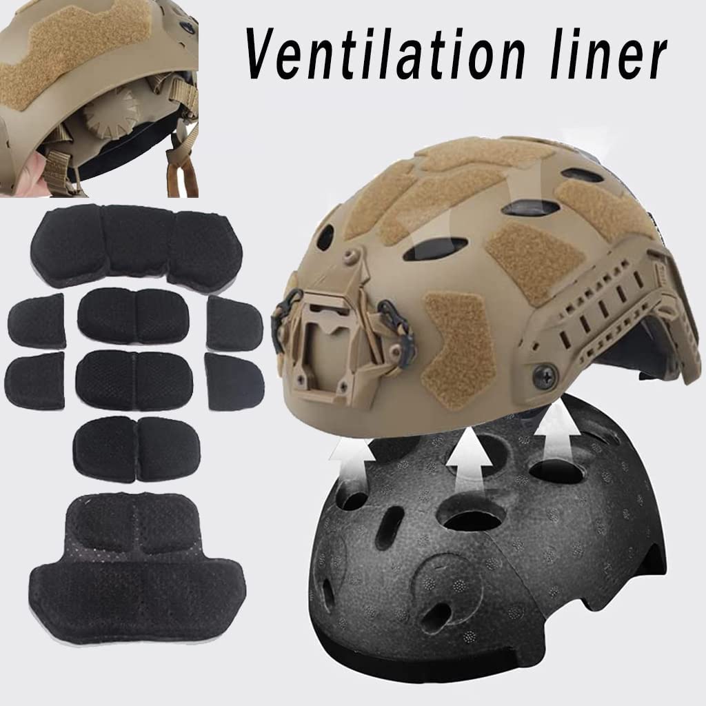 Tactical Airsoft Helmet & Mask Set with Noise Canceling Headset, Goggles, Battery Pocket & NVG Mount - Lightweight Fast Helmet for Outdoor Paintball, Hunting & Airsoft Games | Perfect for MilSim, CQB & Tactical Training