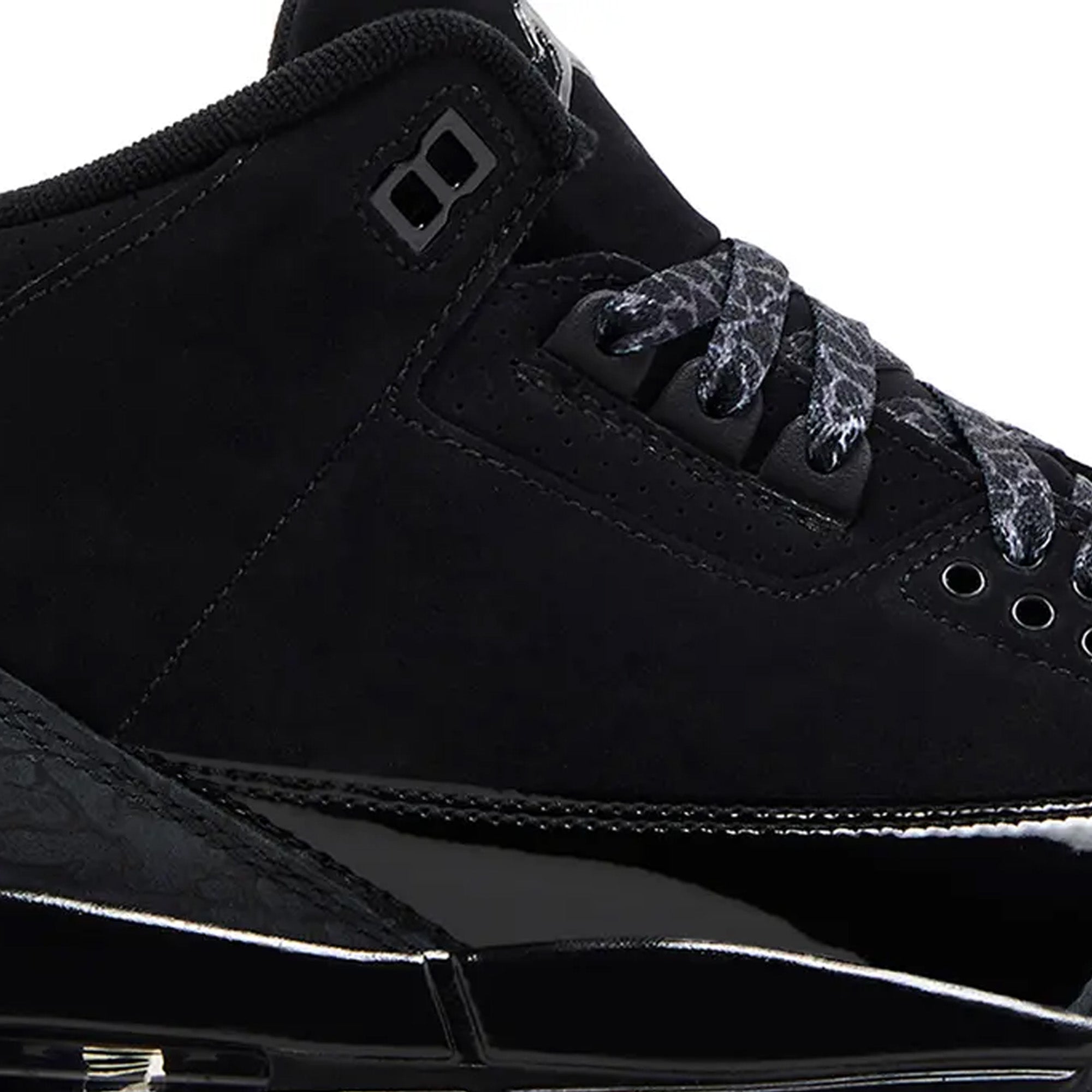Air Jordan 3 Retro 'Black Cat' GS Sneakers (2025) - Men's Basketball Shoes for Streetwear & Casual Style