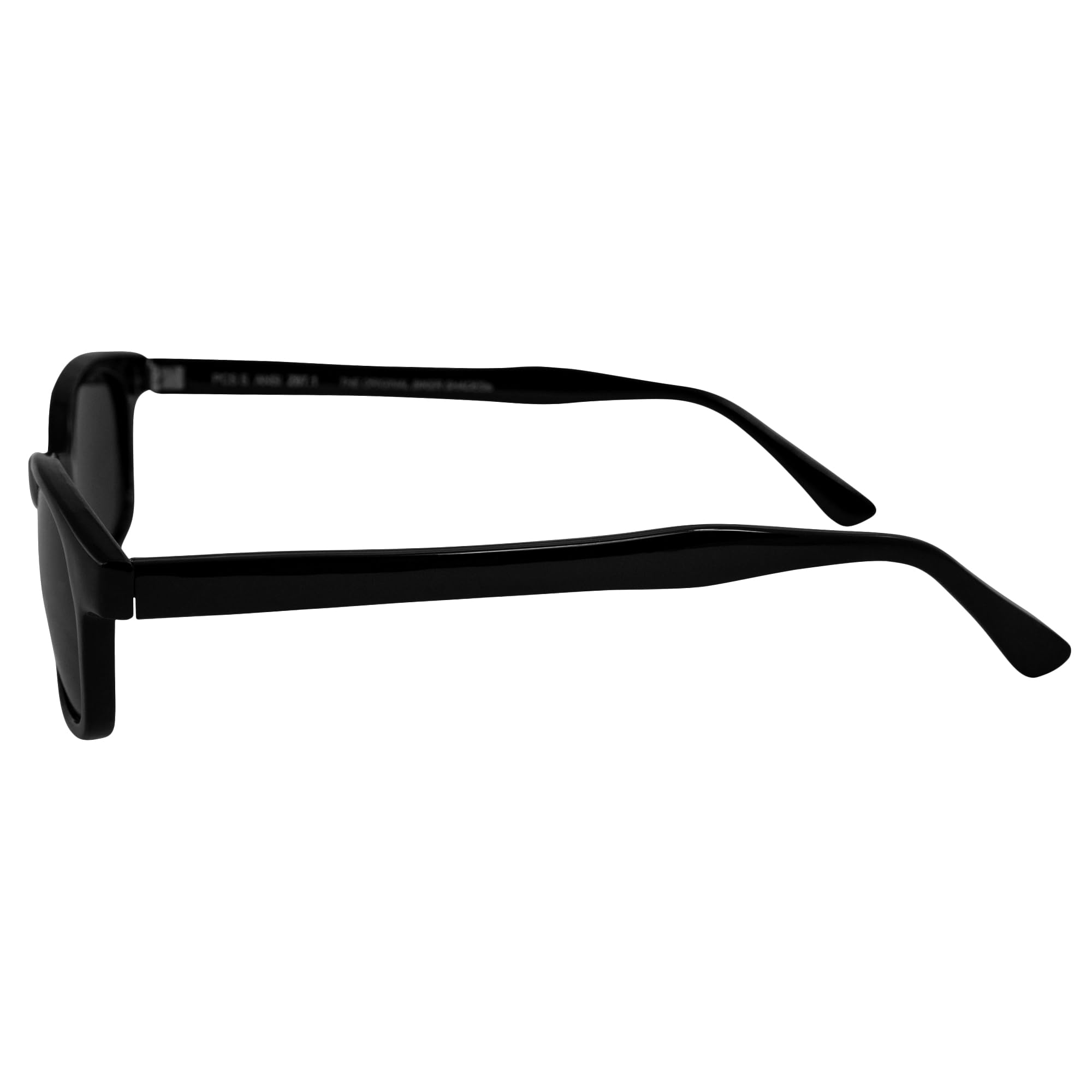 2 Pairs Pacific Coast X-KD Biker Sunglasses - Black Frame with Clear & Smoke Lenses for Day & Night UV Protection - Perfect for Cycling, Motorcycling & Outdoor Sports