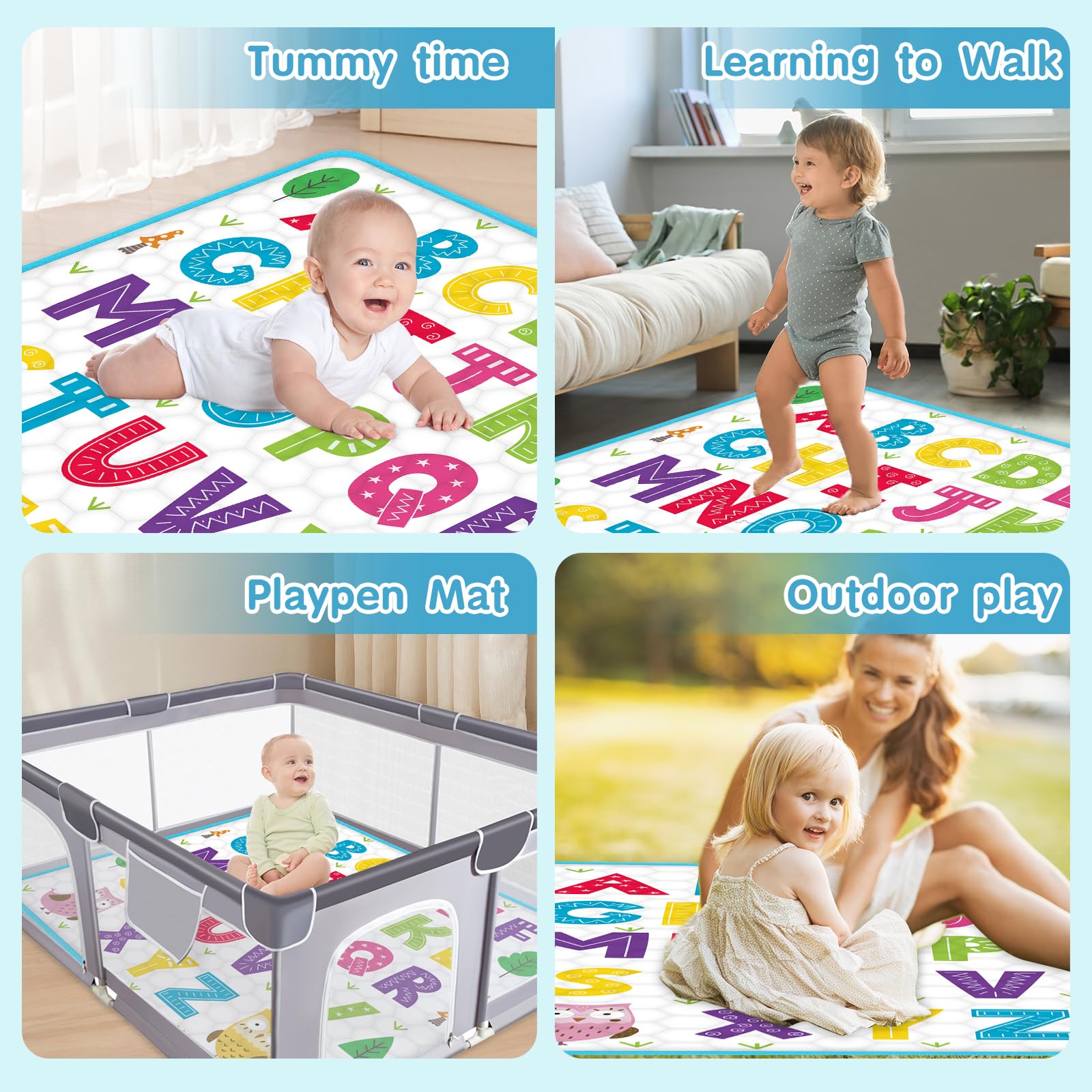 **VZO Baby Play Mat - Extra Thick 50