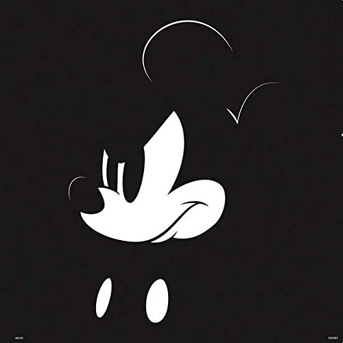 Official Disney Mickey Mouse Black & White Gaming Skin Decal for PS4 Console & Controller Bundle - Custom Protective Cover for Enhanced Gaming Experience