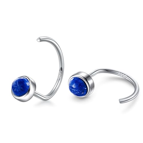 Synthetic Lapis Lazuli/Silver