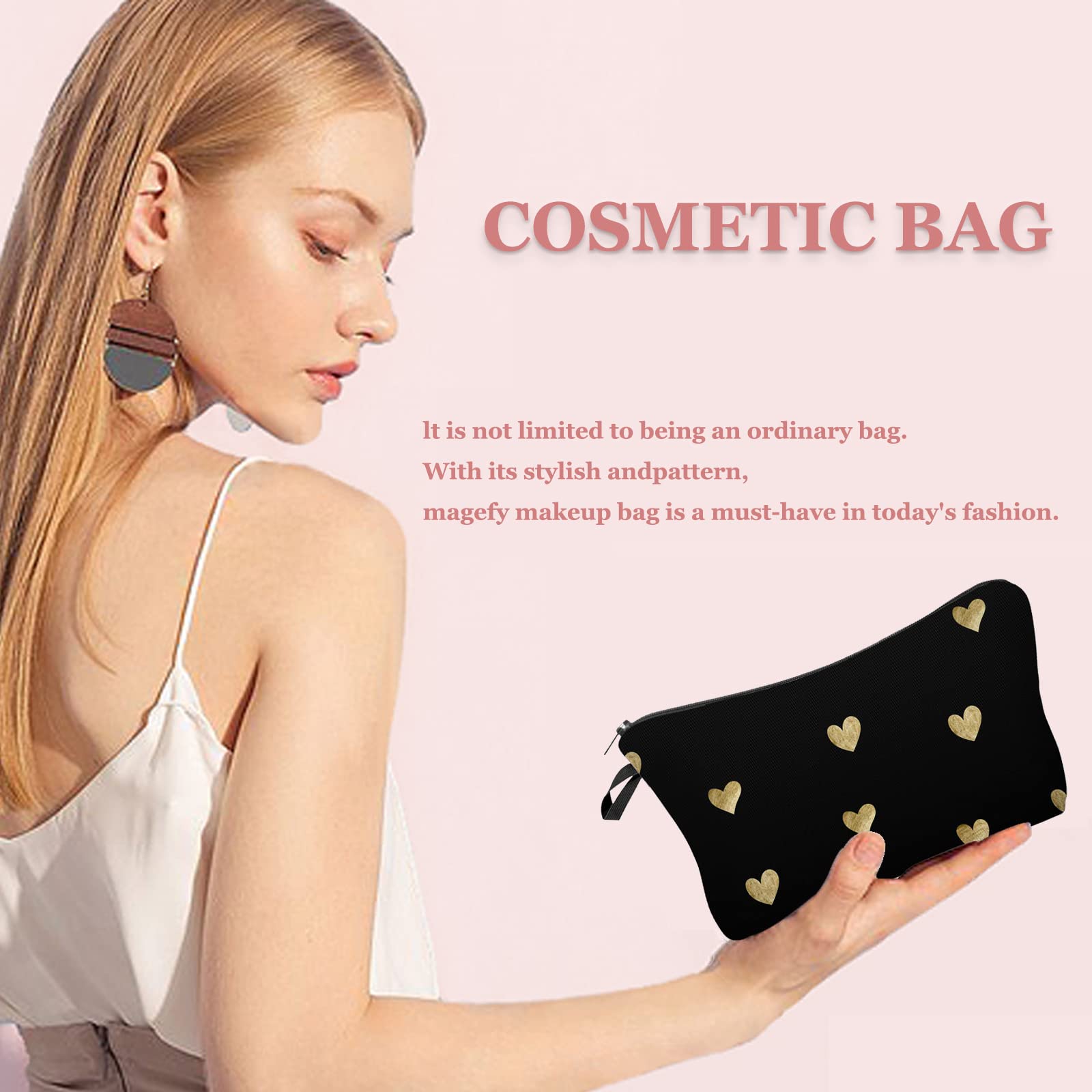 2 Pack Waterproof Sunflower Cosmetic Bags for Women - Travel Makeup Organizer Pouch, Toiletry Bag for Purse, Gym & Vacation - Cute Girls' Makeup Storage Case