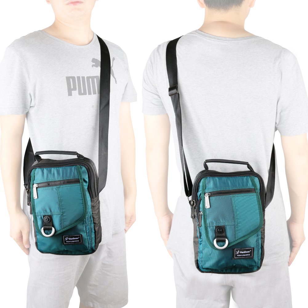 Stylish Vertical Messenger Bag - Crossbody & Shoulder Work Satchel for iPad, Tablet, Kindle | Perfect for Commuting, Business Travel & College Campus Use