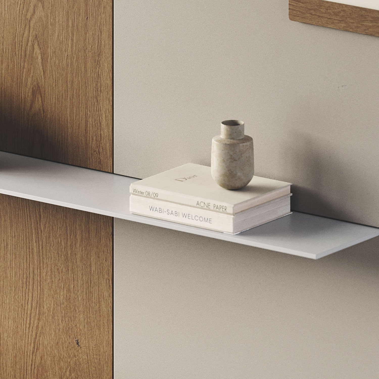 Tromso Steel Floating Shelf - Rustic Industrial Wall Shelves for Living Room, Kitchen, Bathroom & Office - Heavy Duty Metal Shelving for Home Decor & Storage